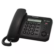 Žicni telefon Panasonic KX-TS560FXB, crni