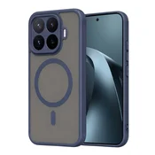 Hibridni ovitek HaloFrost II MagSafe za Xiaomi 17T Pro - navy blue