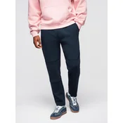 Ombre Mens sweatpants joggers with contrasting stripes - black