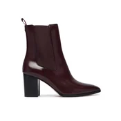LAUREN RALPH LAUREN Škornji Rlyn Bte Hl Bo Bte 802P12049003 Bordo rdeča