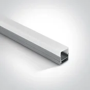 7906/AL, Aluminijski profil 2m + PMMA opalni eetvrt. pokrov