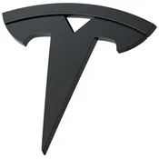 Spigen Tesla Front Emblem Logo Full Cover, black - Tesla Model 3 2024