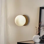 EMIBIG LIGHTING Stenna svetilka Minerva K1 s črnim kovinskim robom - Hodnik - črna, bela - Kovina