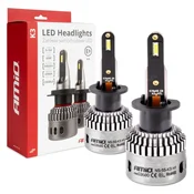 shumee LED avto žarnice K3 serija H1 12V 6000K Canbus AMIO-03680