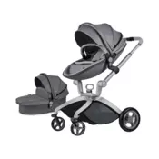 Kolica za bebe Hot Mom Dark Grey 2u1 F22 - dečija kolica + auto sedište