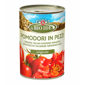 shumee Olupljeni ekološki sesekljani paradižniki 400 g (pločevinka) - LA BIO ideja
