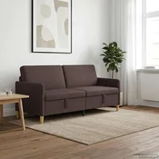 Sofa s pohranom Tamno smeda 192 x 78 x 87 cm Poliester