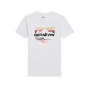 QUIKSILVER Majica HORIZON FADE rumena/temno oranžna/črna/bela