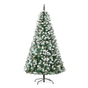 Homestar Umetno božično drevo 103x180 cm zeleno in belo
