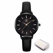 Ženska ročna ura SK Shengke Graceful Black