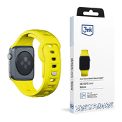 slomart Silikonski pašček 3mk Silicone Watch Strap za Apple Watch 38/40/41 mm - rumen