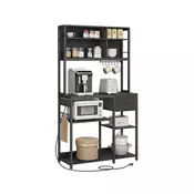 Songmics Kuhinjska polica 40x100x1804 cm siva