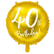 Balon Gold 40 let