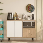 Hanah Home Komoda RE2-SW, 120x85x35.5 cm, Bela