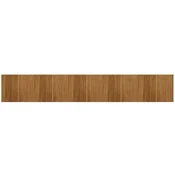 Vidaxl Preproga pravokotna rjava 80x500 cm bambus