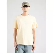 Calvin Klein Jeans Majica Hero  svetlo rumena / siva