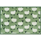 wash+dry PREDPRAŽNIK Flock green 60/85 cm potiskano zelena