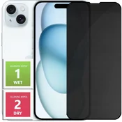 shumee Kaljeno steklo proti vohunjenju za iPhone 15 Plus 15+ zaščita proti vohunjenju