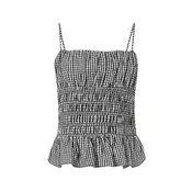 MICHAEL Michael Kors Top  črna / bela