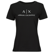 Armani Exchange Majice s kratkimi rokavi 3DYTAF Črna