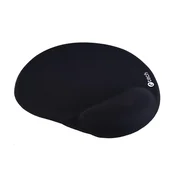 C-TECH MPG-03 gelska podloga za miško, črna, 240x220mm