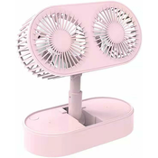 Generic Mini USB namizni ventilator za polnjenje z dvojnimi rezili, (21132751)