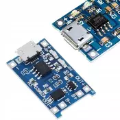 OEM Polnilnik za Li-Ion Baterije – Micro USB 5V 1A, LED Indikator, 4.2V, Zaščita | 1,5 % Natančnost