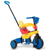 Trojkolka s košíkom na fľašku Breeze S Multi 3v1 SmarTrike s tlmičom a voľnobehom žlto-modrá od 10 mes ST6050400