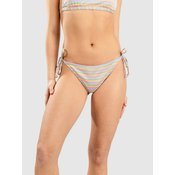 Roxy Wavy Stripe Cheeky Tie Side Spodnji del bikini papaya wavy stripe s Gr. XS