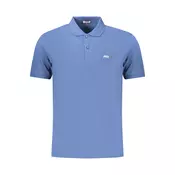 Modra moška polo majica s kratkimi rokavi
