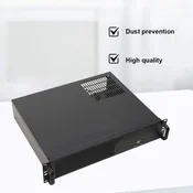 KJB 2U rack ohišje za strežnik – ultra kratka globina 350 mm, Micro ATX/Mini ITX