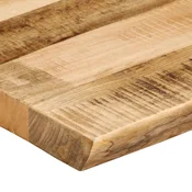 Stolna ploca sa živi rub 50x40x2,5 cm masivno grubo drvo manga