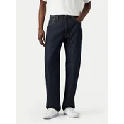 LEVIS ® Kavbojke  temno modra / temno oranžna