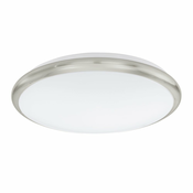 EGLO 93498 | Manilva Eglo zidna, stropne svjetiljke svjetiljka 1x LED 850lm 3000K poniklano mat, bijelo