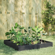 Povišena vrtna gredica antracit 100x100x26 cm celik