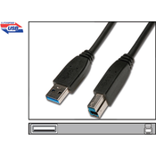 Kabel USB 3.0 A/moški  B/moški  3m