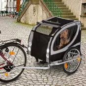 KARLIE HAAREN kolesarska prikolica No Limit Doggy Liner Paris de Luxe-D 148xŠ 90xV 88 cm/do 50 kg