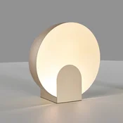 Mantra Iluminación Óculo LED namizna svetilka, zlata barva, O 30 cm, kovinska, posredna - Dnevna soba/jedilnica - zlato, belo - Kovina