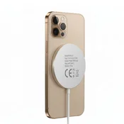 OEM Mayaxess, Polnilnik za iPhone 16 Pro Magsafe magnetni 15W, Bela, (5000275820)