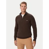 Gant Pulover 8050603 Rjava Regular Fit