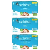 SCHESIR Tuna v želeju - mokra hrana za mačke - 6x50g