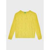 United Colors Of Benetton Pulover 1027C101P Rumena Regular Fit