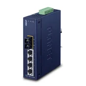 PLANET ISW-511TS15 network switch Unmanaged L2 Fast Ethernet (10/100) Blue