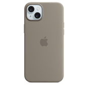 iPhone 15 Plus Silicone Case sa MagSafe-om - Clay