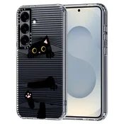 Infostyle Ovitek MOSNOVO za Samsung Galaxy S25 Plus - Hidden Black Cat