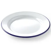 Hendi Ploščat emajliran bel krožnik, premer 240 mm, Hendi 621233