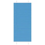 Plisirana zavjesa Plava 95x200 cm Širina tkanine 94,4 cm Poliester