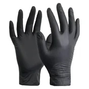Vigor Nitrilne rukavice V6434-XL, XL, Crne