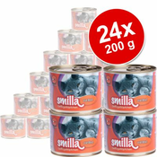 SMILLA PERUTNINA MAČJA HRANA VREDNOSTNI PAKET 24 X 200 G - RAZPISNA PERUTNINA Z RIBAMI