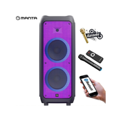 Manta prenosni karaoke zvočnik SPK5450 PHANTOM, Bluetooth 5.0, 300W RMS, TWS, Equalizer, X-Bass, FM